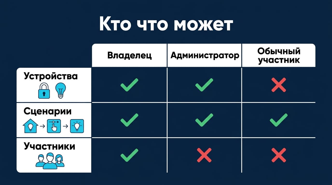 Как добавить другого участника в Smart Life: доступ для семьи без передачи пароля — фото 3