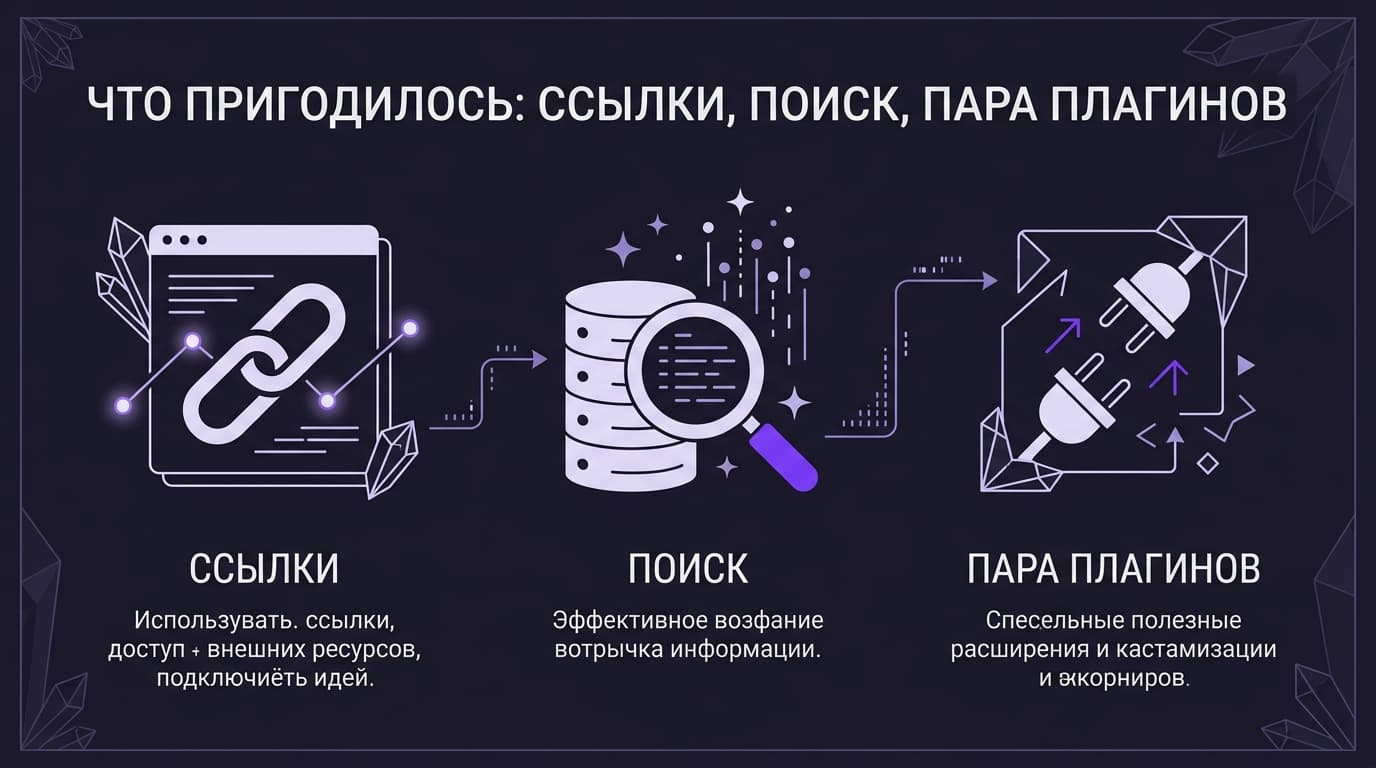 Что я понял за месяц с Obsidian: где реальная польза, а где ловушка бесконечных настроек — фото 5
