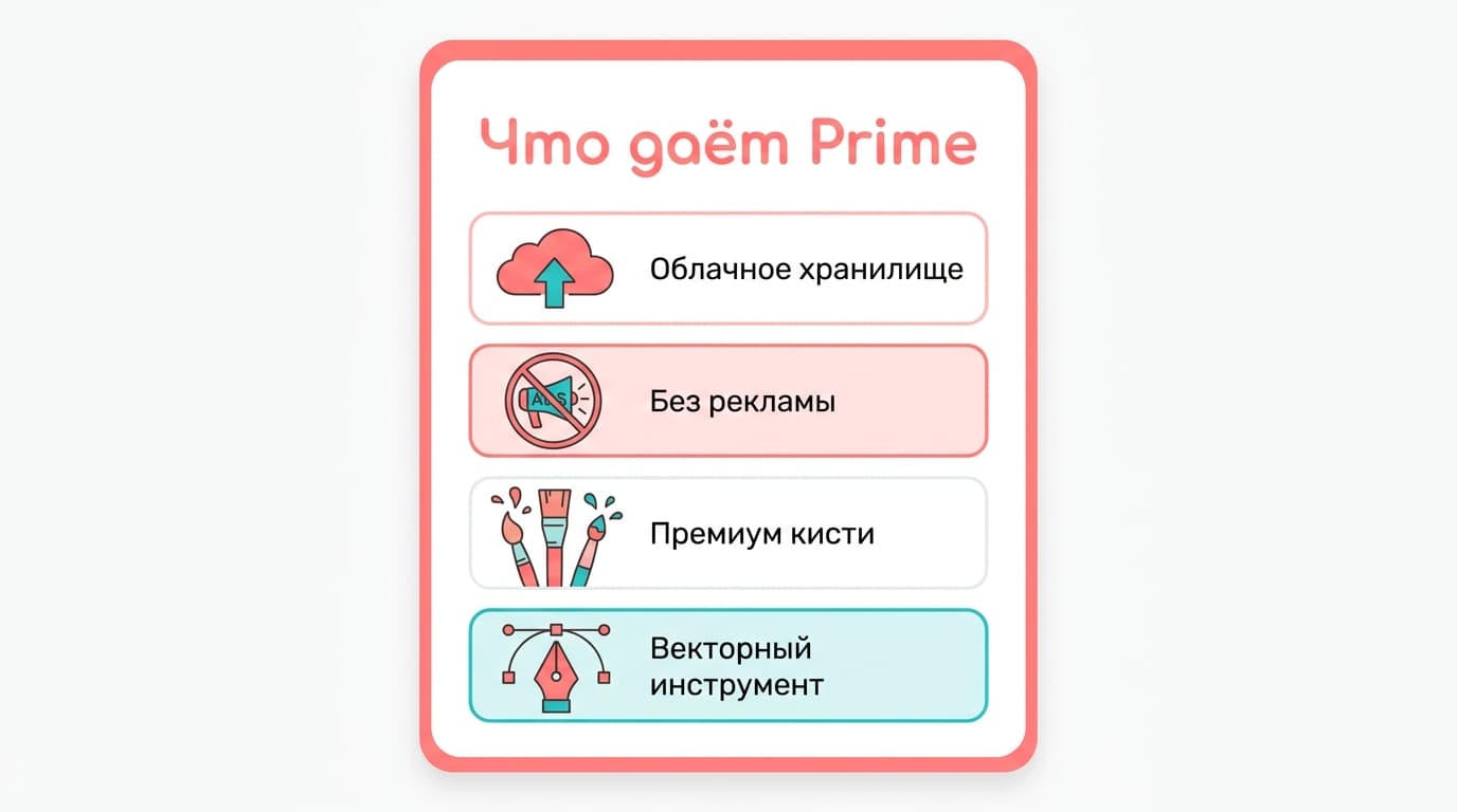 Как оплатить подписку ibis Paint Prime из России в 2026 году — фото 1