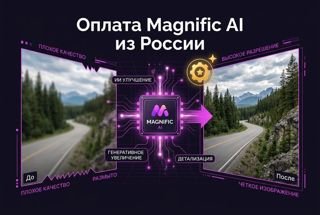 Как оформить подписку Magnific AI из России в 2026 году: без зарубежной карты