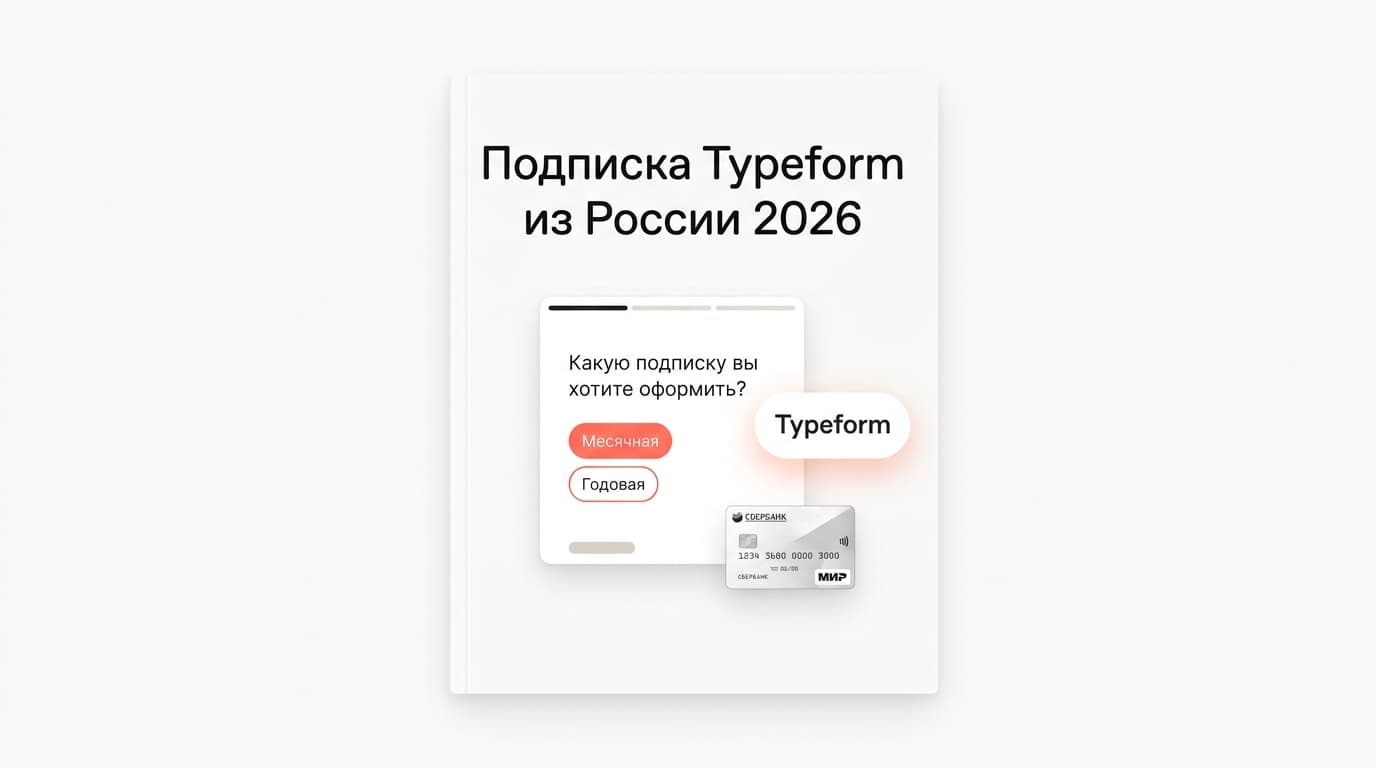 Typeform из России в 2026: как выбрать тариф и не переплатить