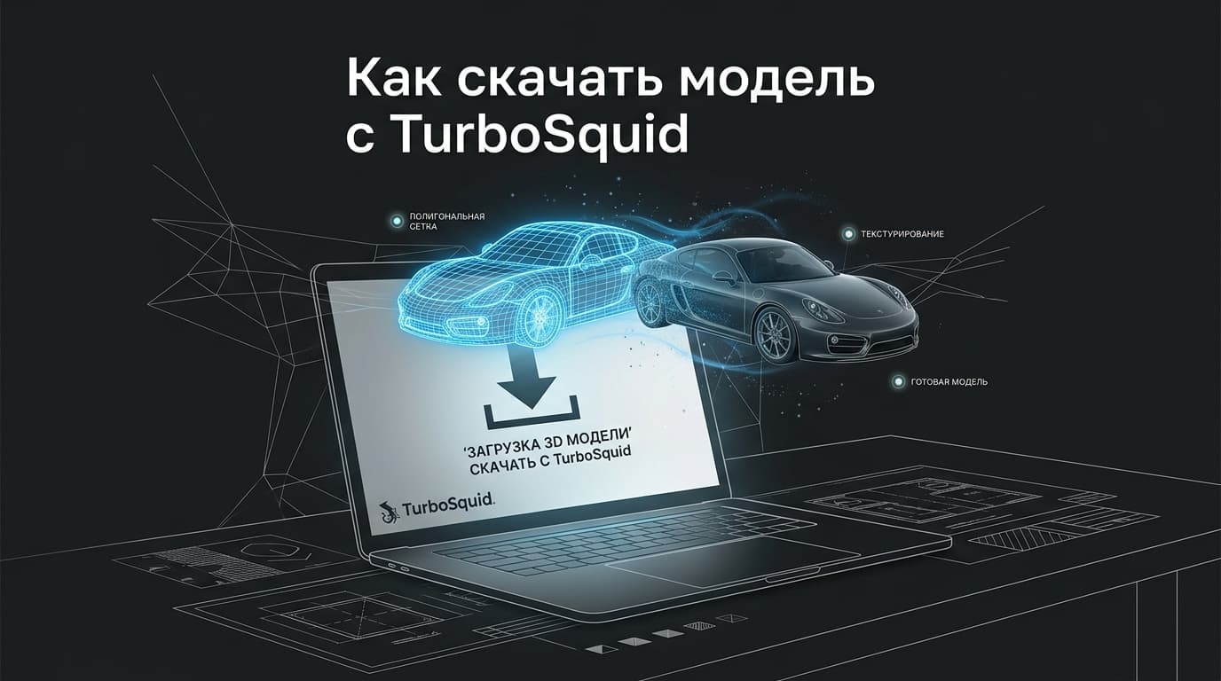 Как скачать модель с TurboSquid: путь от корзины до файла в 3ds Max