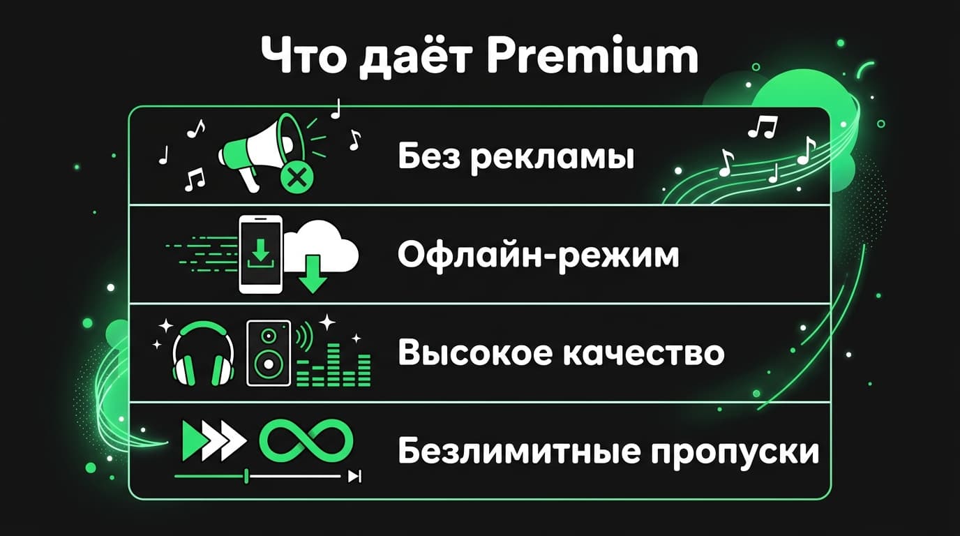 Как оформить подписку Spotify Premium в России: тарифы, пробный период и продление — фото 1