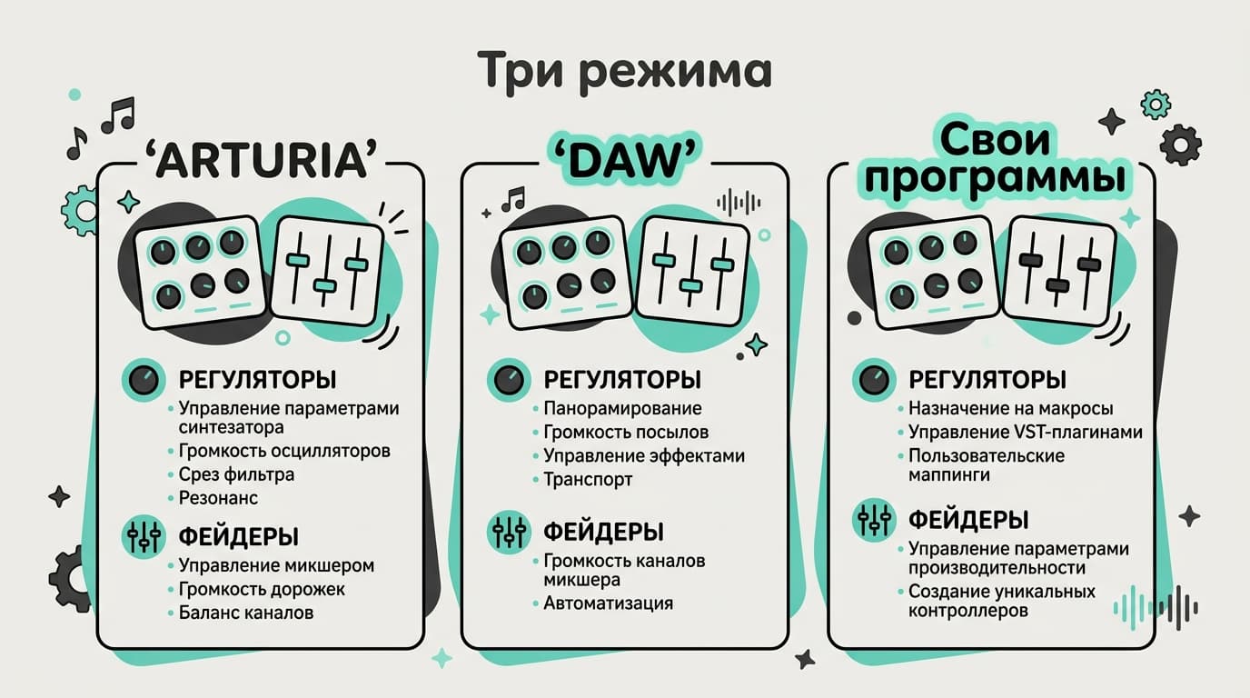 Arturia MiniLab 3: обзор контроллера за $149 — три режима, арпеджиатор и 25 клавиш — фото 2