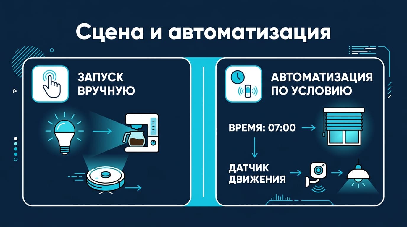 Как создать сценарий в Smart Life: от первого нажатия до умной автоматики — фото 1