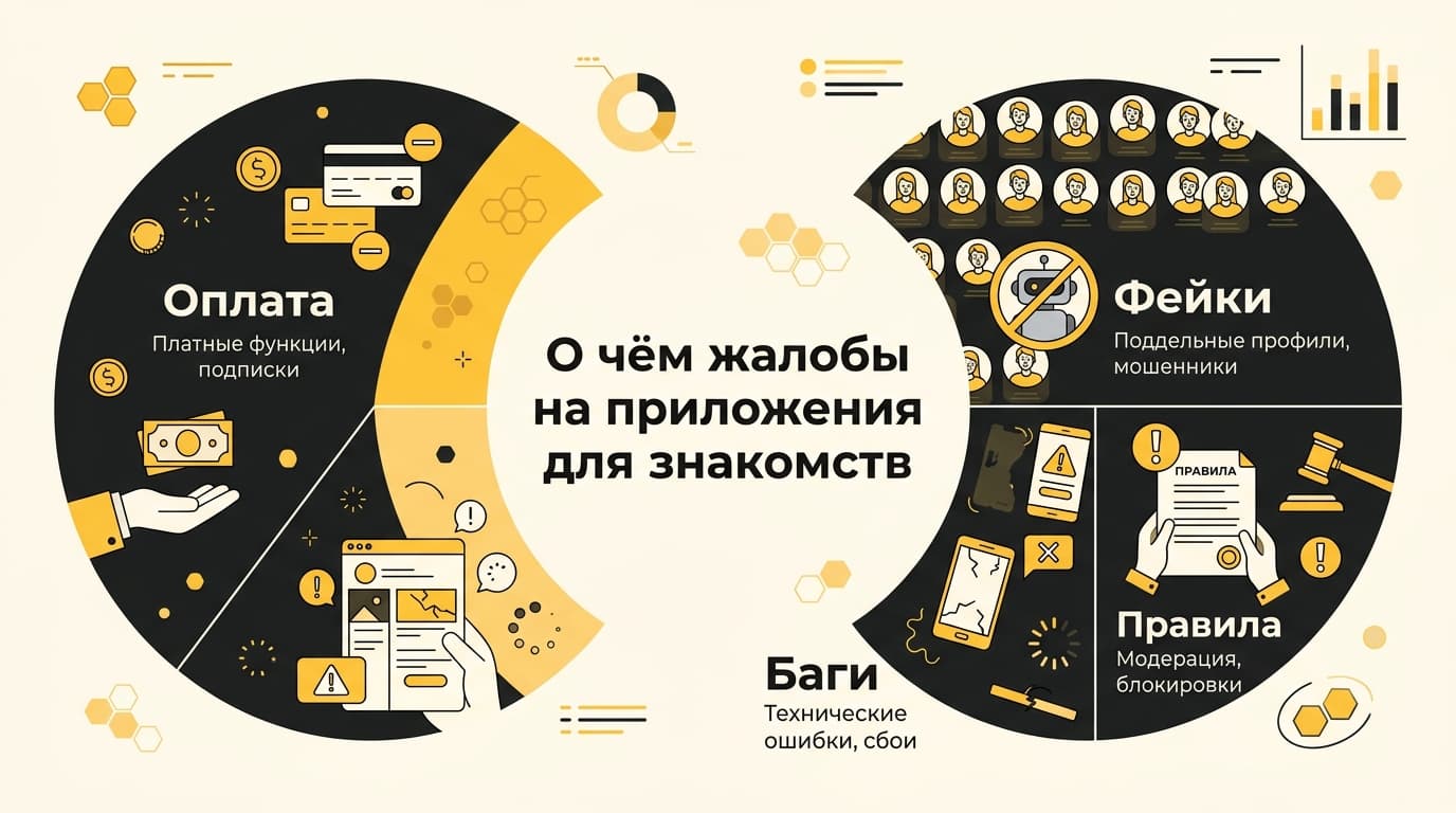 Bumble: отзывы, оценки в сторах и за что приложение ругают чаще всего — фото 7