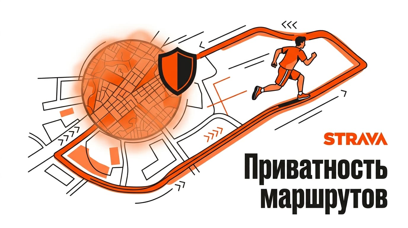 Зоны приватности в Strava: как скрыть от чужих глаз свой дом на карте тренировок