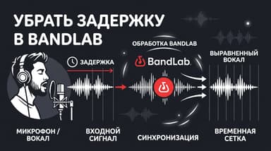 Задержка звука в BandLab: рабочий чеклист, чтобы голос в наушниках не отставал