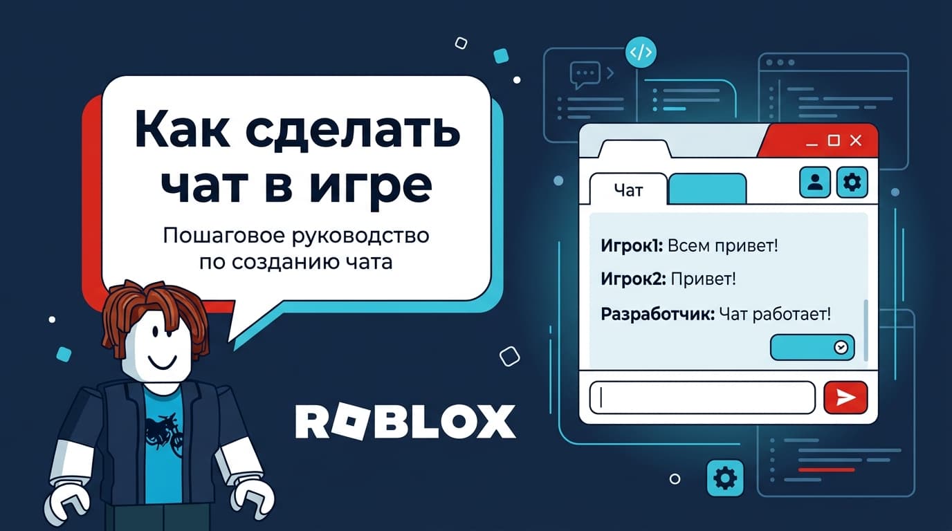 Как сделать чат в Roblox: добавляем TextChatService в свою игру