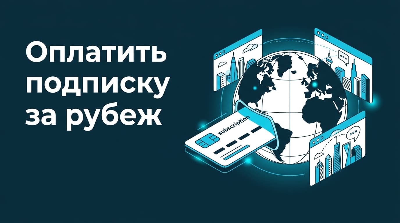 Как оплатить подписку за рубеж из России в 2026 году