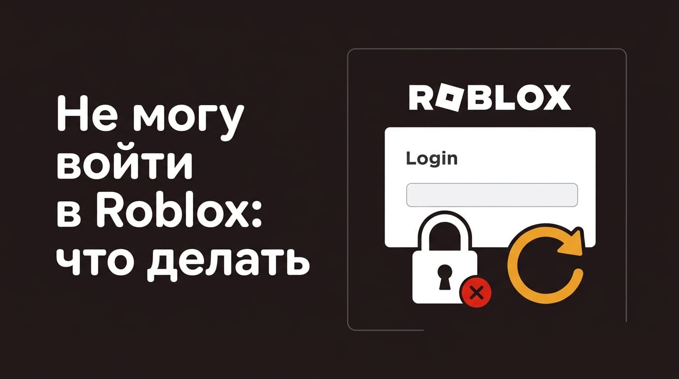Не могу войти в Roblox: разбираем все причины и что делать