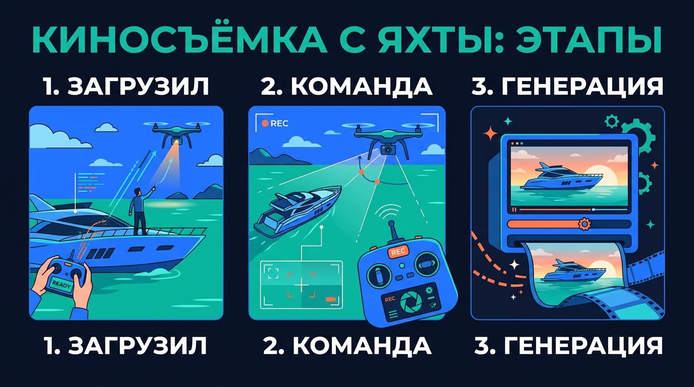 Как оживлять фото в Hailuo: от «дрона с яхты» до Subject Reference — разбор с Хабра — фото 2