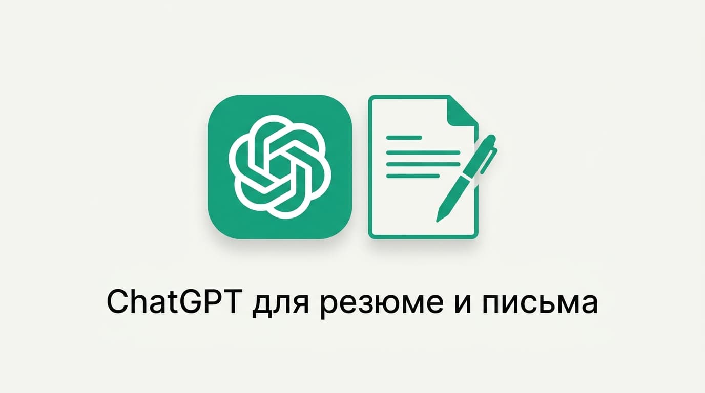 ChatGPT для резюме и сопроводительного письма: пошаговая инструкция