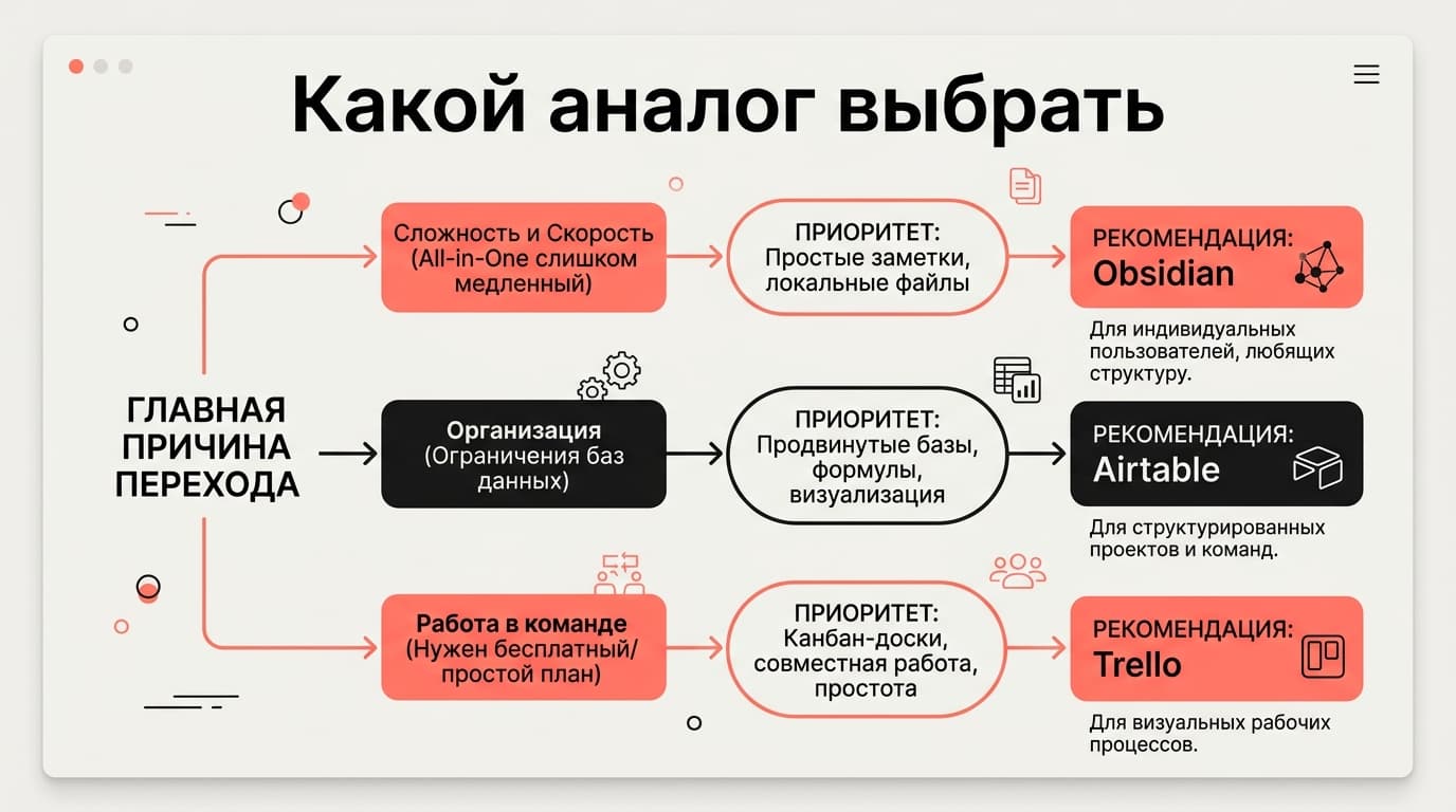 Аналоги Notion: чем заменить сервис и когда это вообще нужно — фото 4