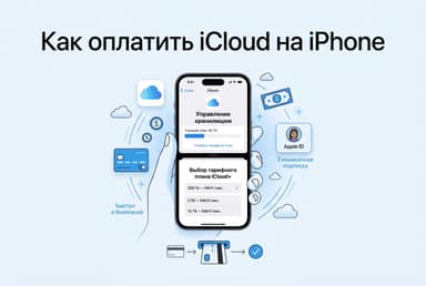 Как оплатить iCloud на iPhone из России в 2026 году: без зарубежной карты
