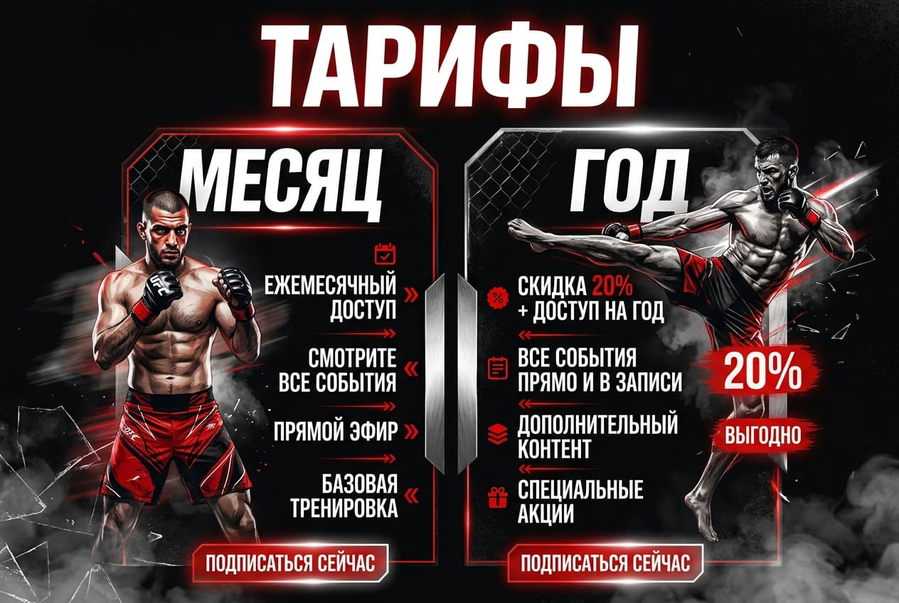 Как оплатить UFC из России в 2026 году: подписку Fight Pass без зарубежной карты — фото 2
