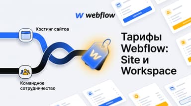 Разбор тарифов Webflow: Site plans и Workspace plans — как не запутаться