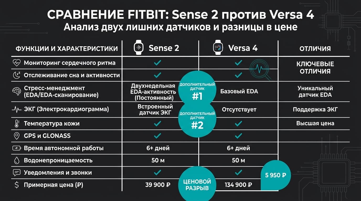 Обзор умных часов Fitbit 2025: какую модель выбрать — фото 3