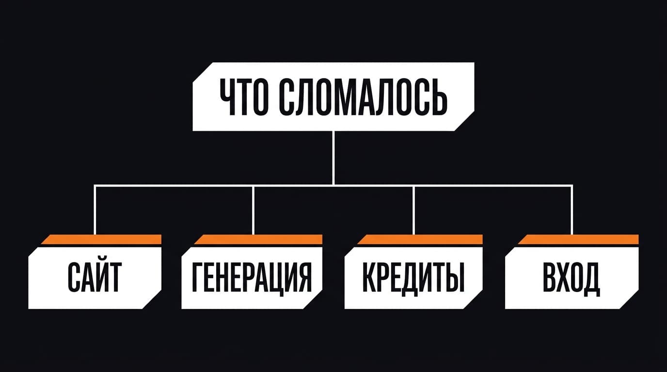 Higgsfield не работает: почему падает генерация, гаснут кредиты и что чинится за минуту — фото 1