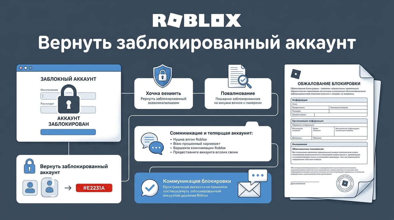 Как вернуть заблокированный аккаунт Roblox: полное руководство