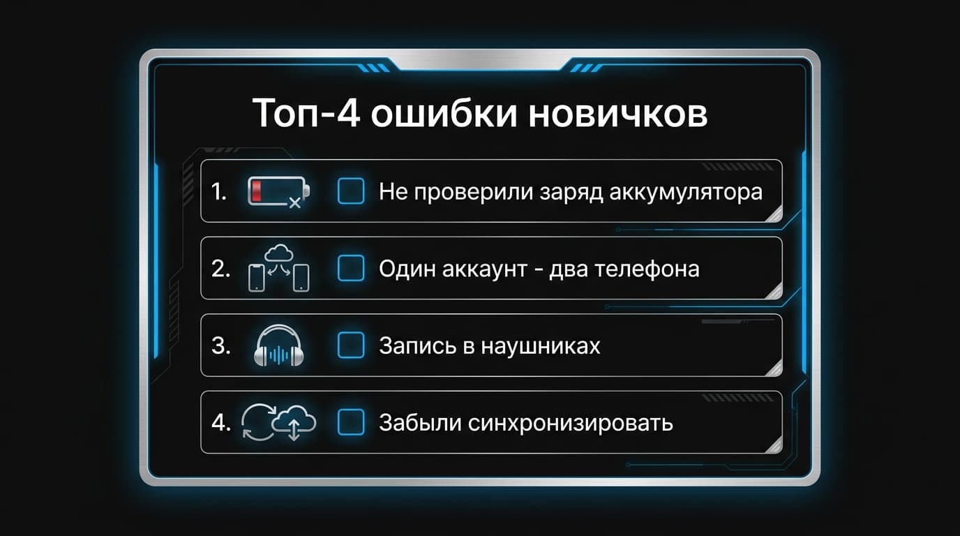 5 ошибок с PLAUD Note, из-за которых новички теряют записи и переплачивают за тариф — фото 3
