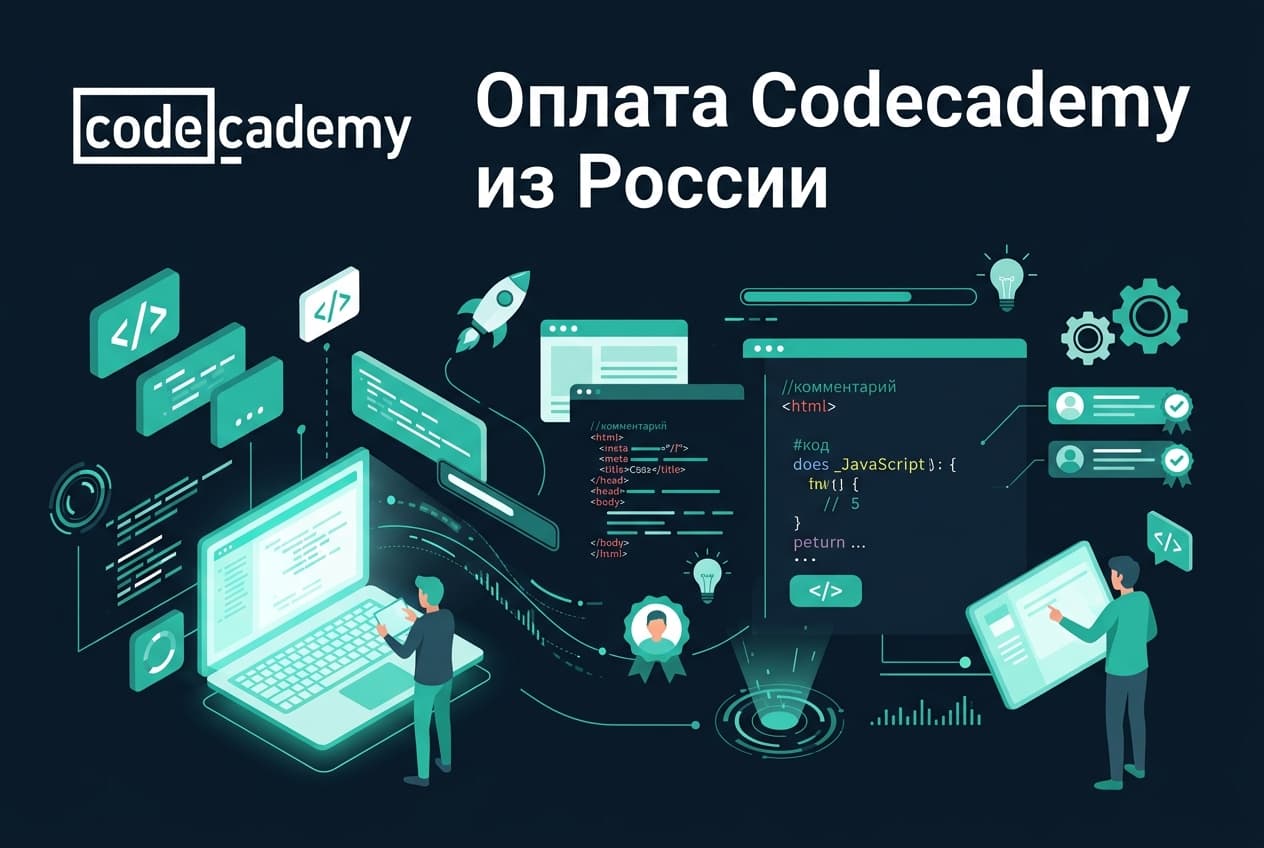 Как оформить подписку Codecademy из России в 2026 году: без зарубежной карты