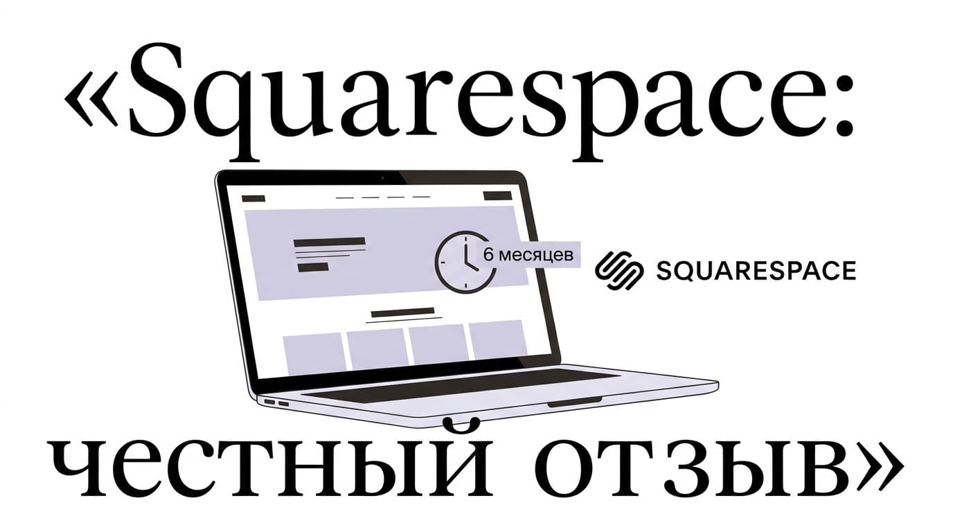 Делаю сайт на Squarespace полгода: честный отзыв без рекламных восторгов
