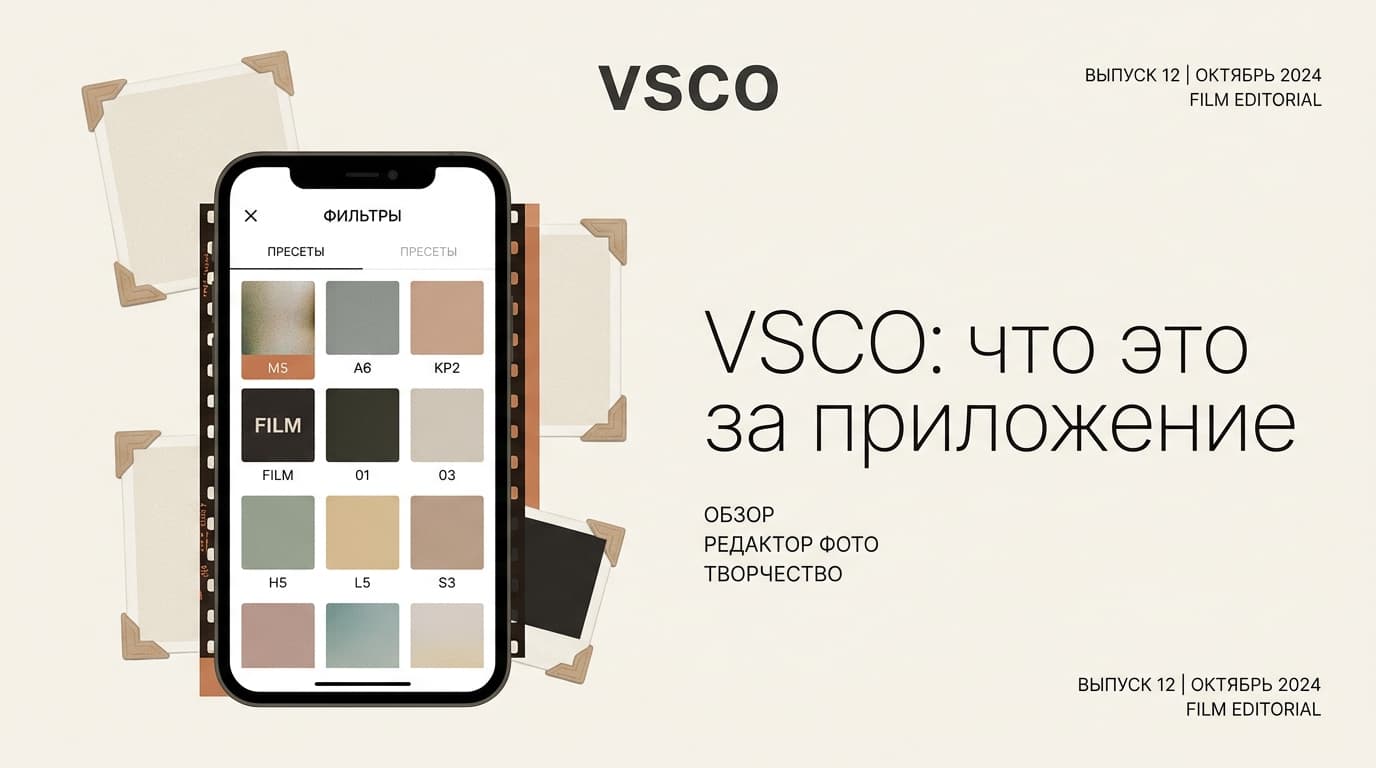 VSCO: что это за приложение и чем оно отличается от обычных фоторедакторов