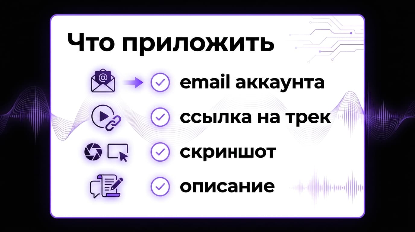 Поддержка Suno: по каким адресам писать и как получить ответ с первого раза — фото 2