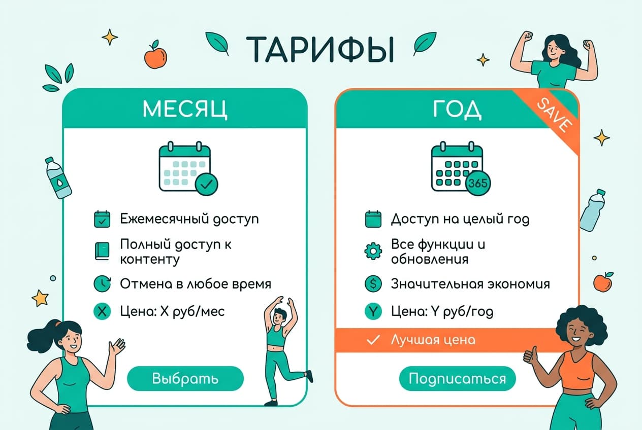 Как оплатить Yazio из России в 2026 году: подписку Pro без зарубежной карты — фото 2