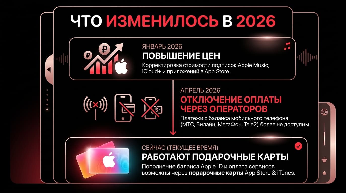 Apple Music в России в 2026: как всё-таки оплатить подписку — фото 3