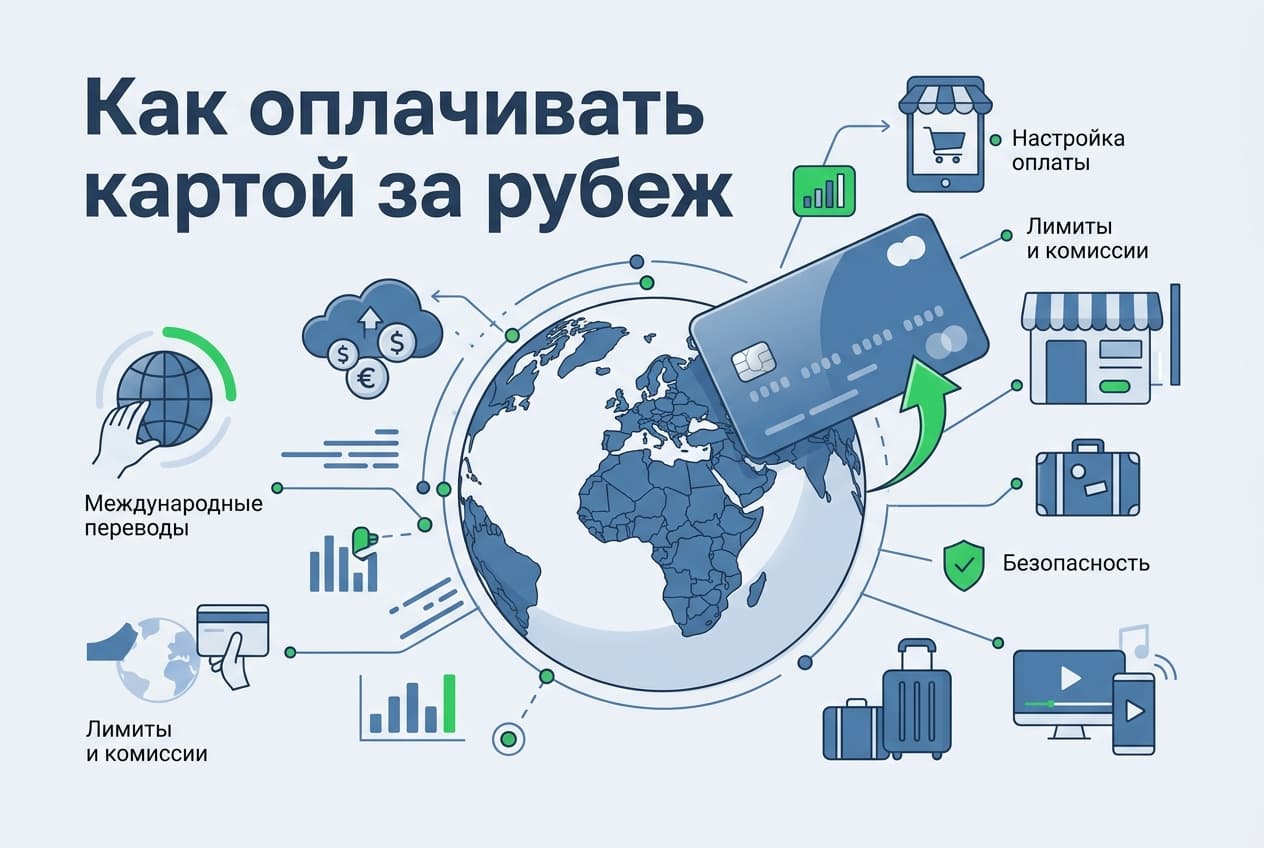 Как сделать, чтобы оплачивать картой за рубежом из России в 2026 году