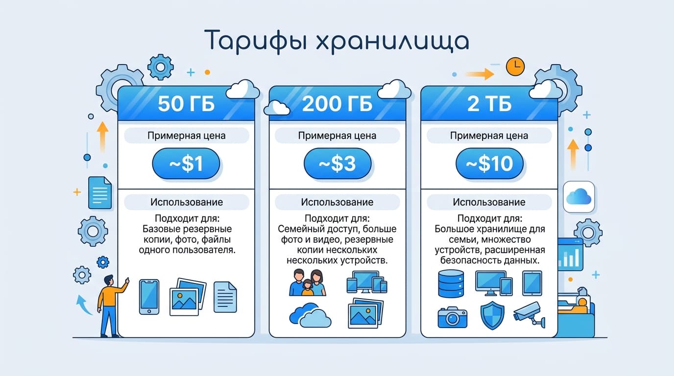 Оплата iCloud+ на iPhone: какой тариф брать и что делать, если платёж срывается — фото 3