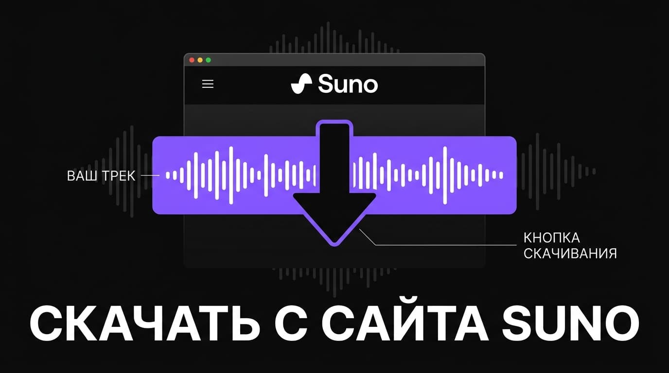 Скачивание треков с Suno: пошаговая инструкция через браузер