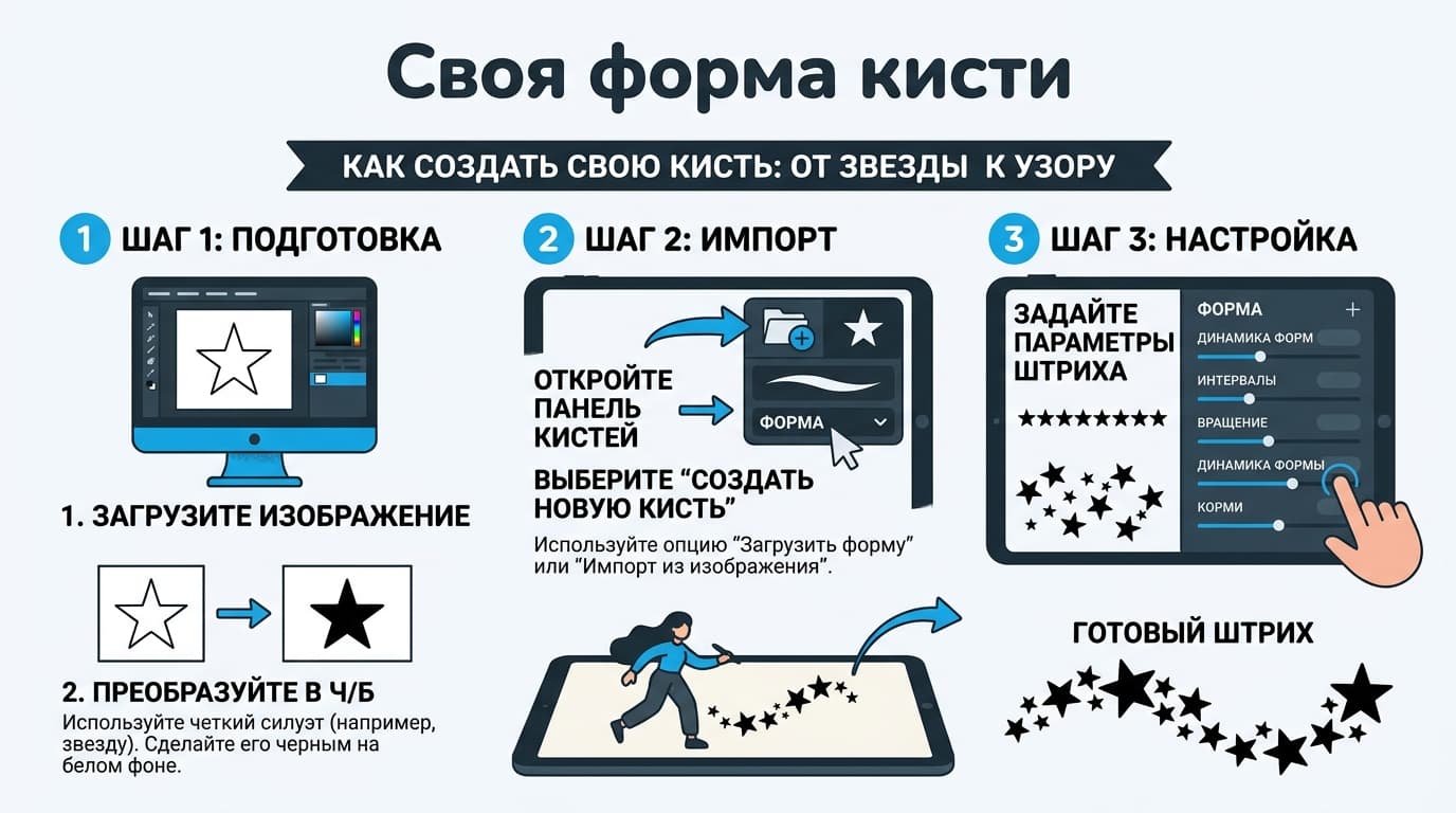 Как сделать свою кисть в ibisPaint: от базовой до полностью своей за пару минут — фото 4