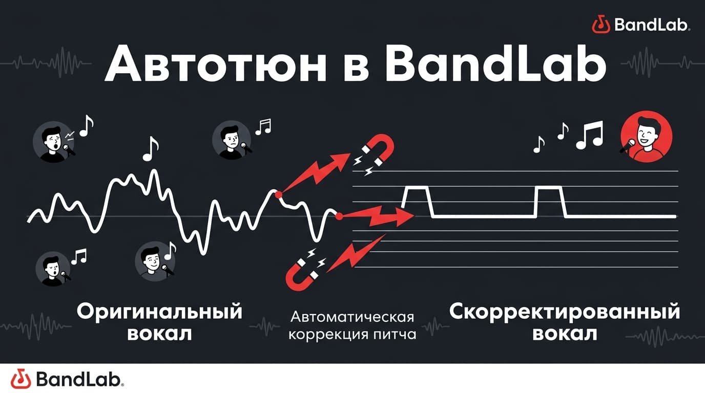 Автотюн на вокал в BandLab: настраиваем AutoPitch правильно