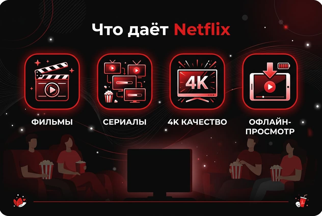 Как оформить подписку на Netflix из России в 2026 году: без зарубежной карты — фото 1
