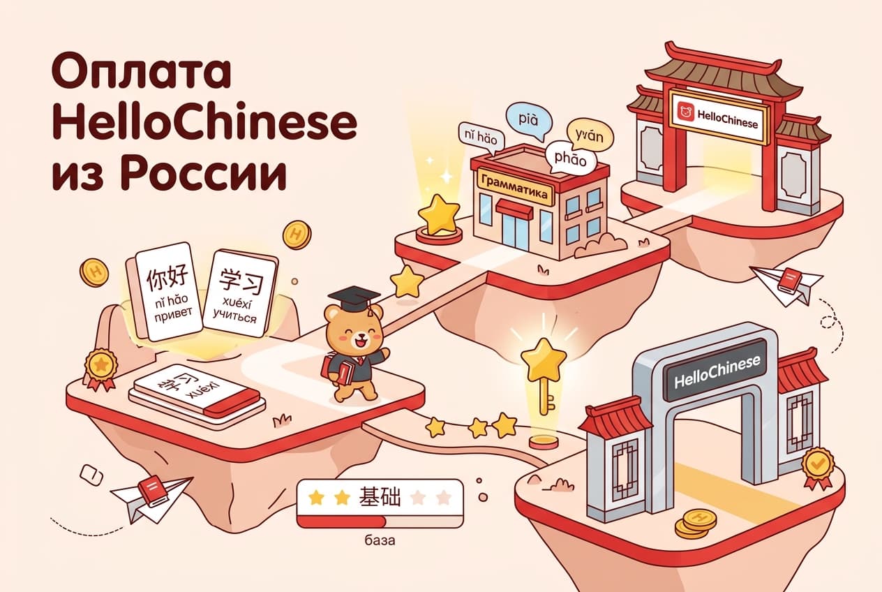 Как оплатить HelloChinese из России в 2026 году: подписку Premium без зарубежной карты