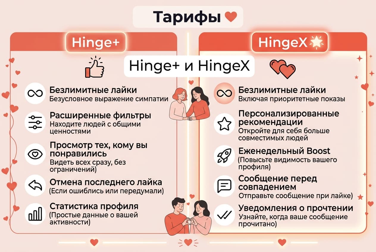 Как купить подписку Hinge из России в 2026 году: без зарубежной карты — фото 2