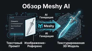 Meshy AI: разбираемся, зачем нужен этот генератор 3D-моделей и оправдывает ли он подписку