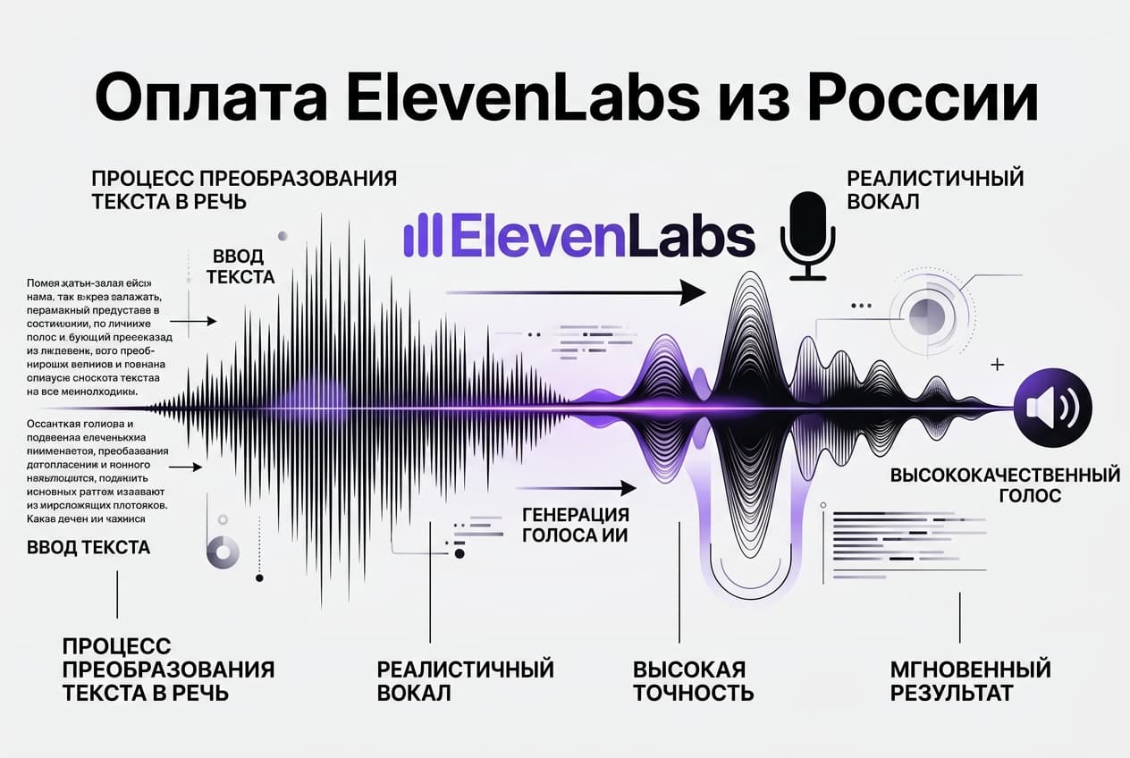 Как оформить подписку ElevenLabs из России в 2026 году: без зарубежной карты
