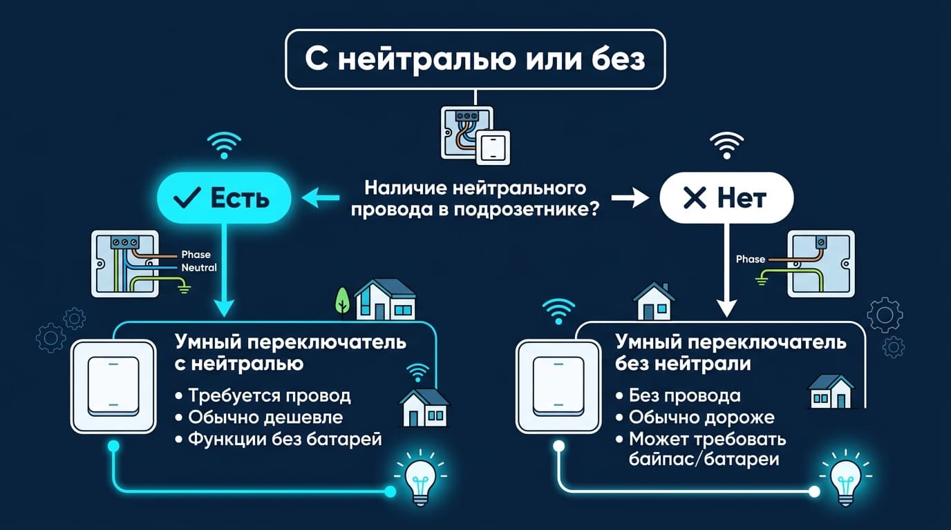 Как подключить Алису к выключателю света через Smart Life: от нейтрали до голоса — фото 1