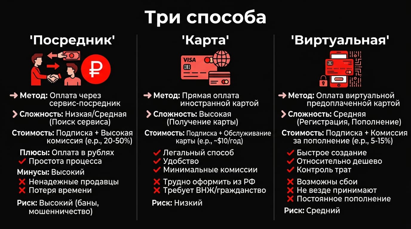 Оплата YouTube Music из России в 2026 году: три рабочих схемы