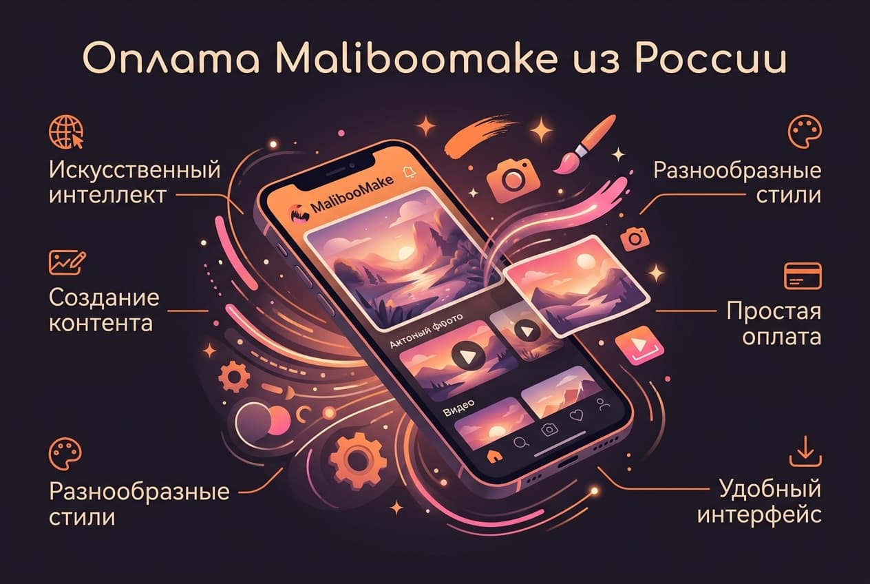 Как оплатить Maliboomake из России в 2026 году: подписку PRO без зарубежной карты