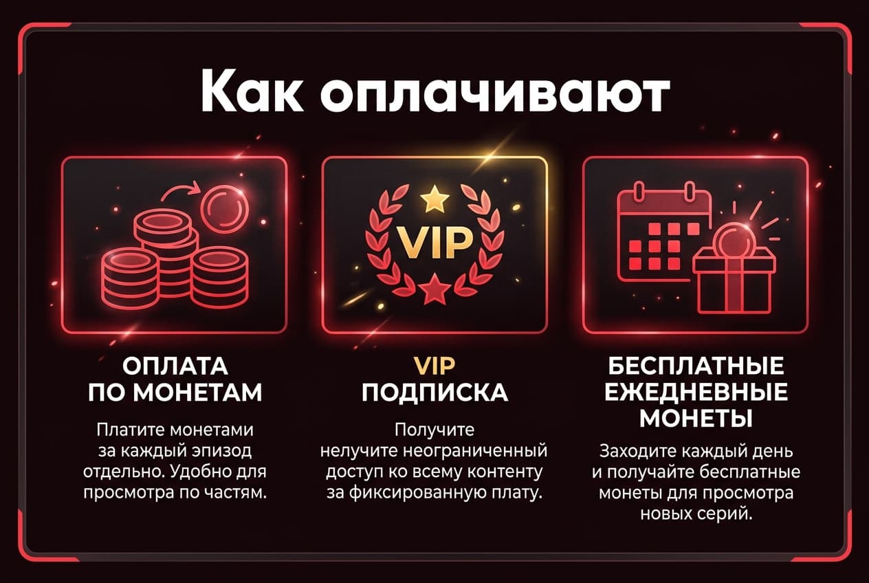 Как оплатить ReelShort из России в 2026 году: монеты и VIP без зарубежной карты — фото 1