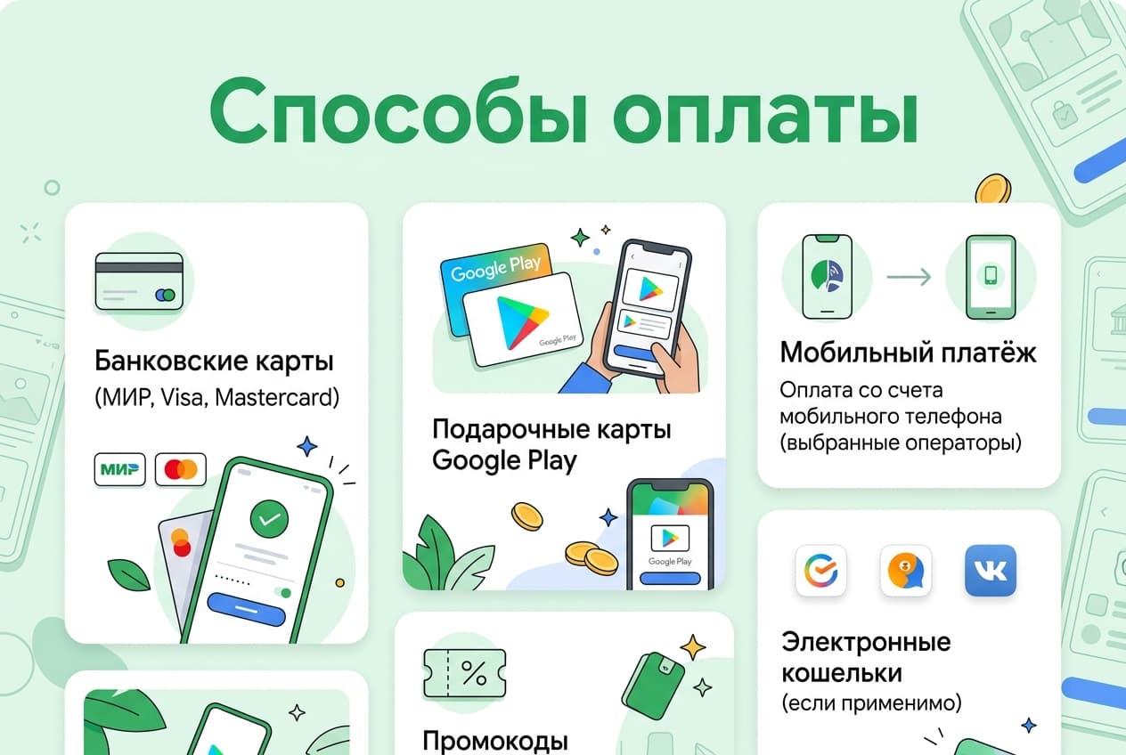 Как оплатить покупку в Google Play из России в 2026 году — фото 2