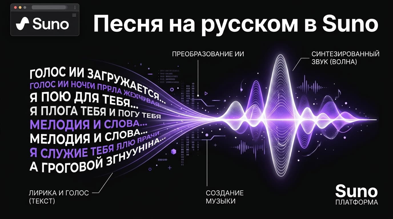 Русский вокал в Suno без акцента: как заставить нейросеть петь чисто