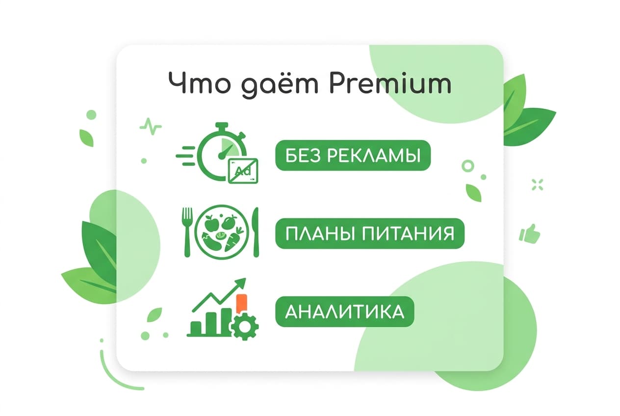 Как оплатить подписку FatSecret Premium из России в 2026 году — фото 1