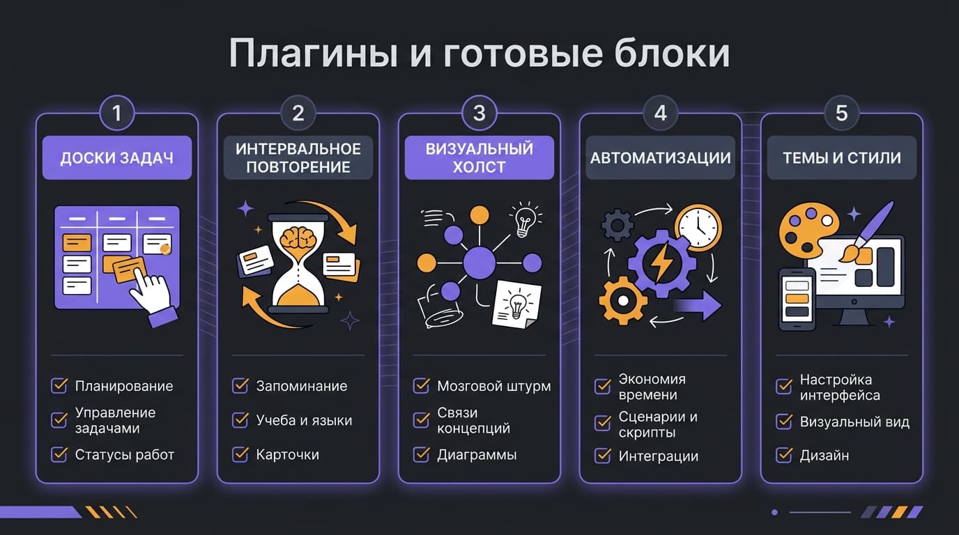 Obsidian или Notion — что лучше: сравнение для заметок и совместной работы — фото 4