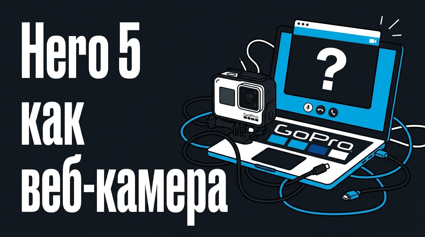 Как использовать GoPro Hero 5 как веб-камеру без HDMI: честный разбор